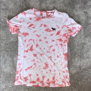 PINK tie dye  tee